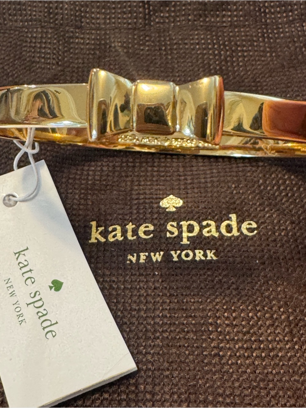 Kate Spade Gold Box Bangle - Picture 2 of 6